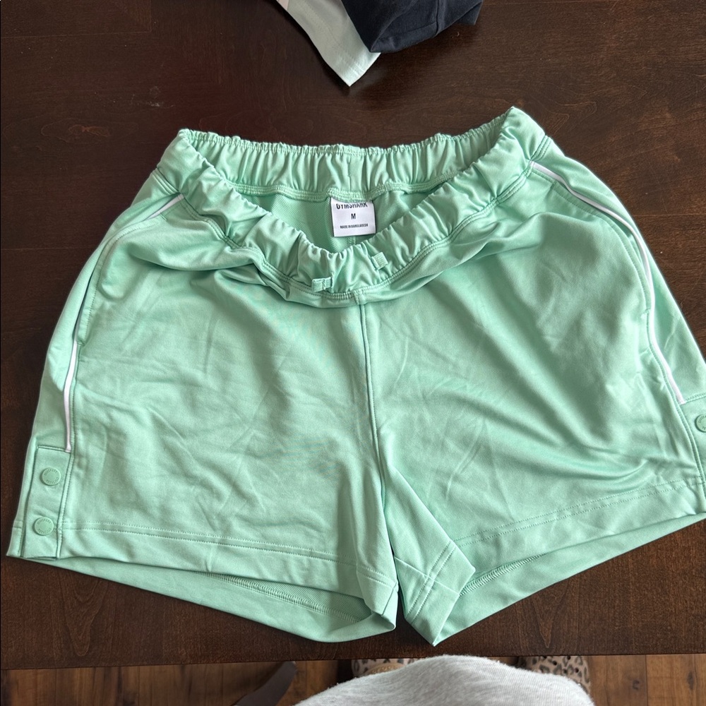 Gymshark Mint Green Athletic Shorts